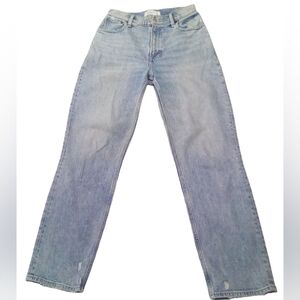 Abercrombie & Fitch Women's Blue 90s Straight Ultra High Denim Jeans 27/4
